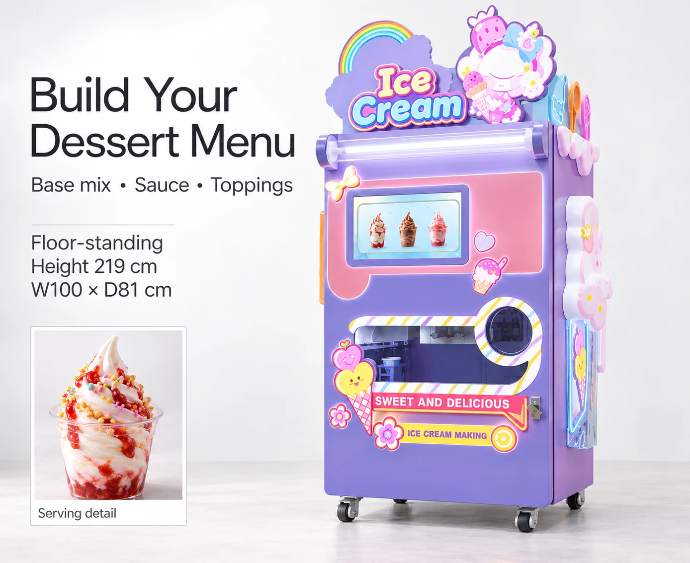 CT-GX210 prize-or-output: Build Your Dessert Menu