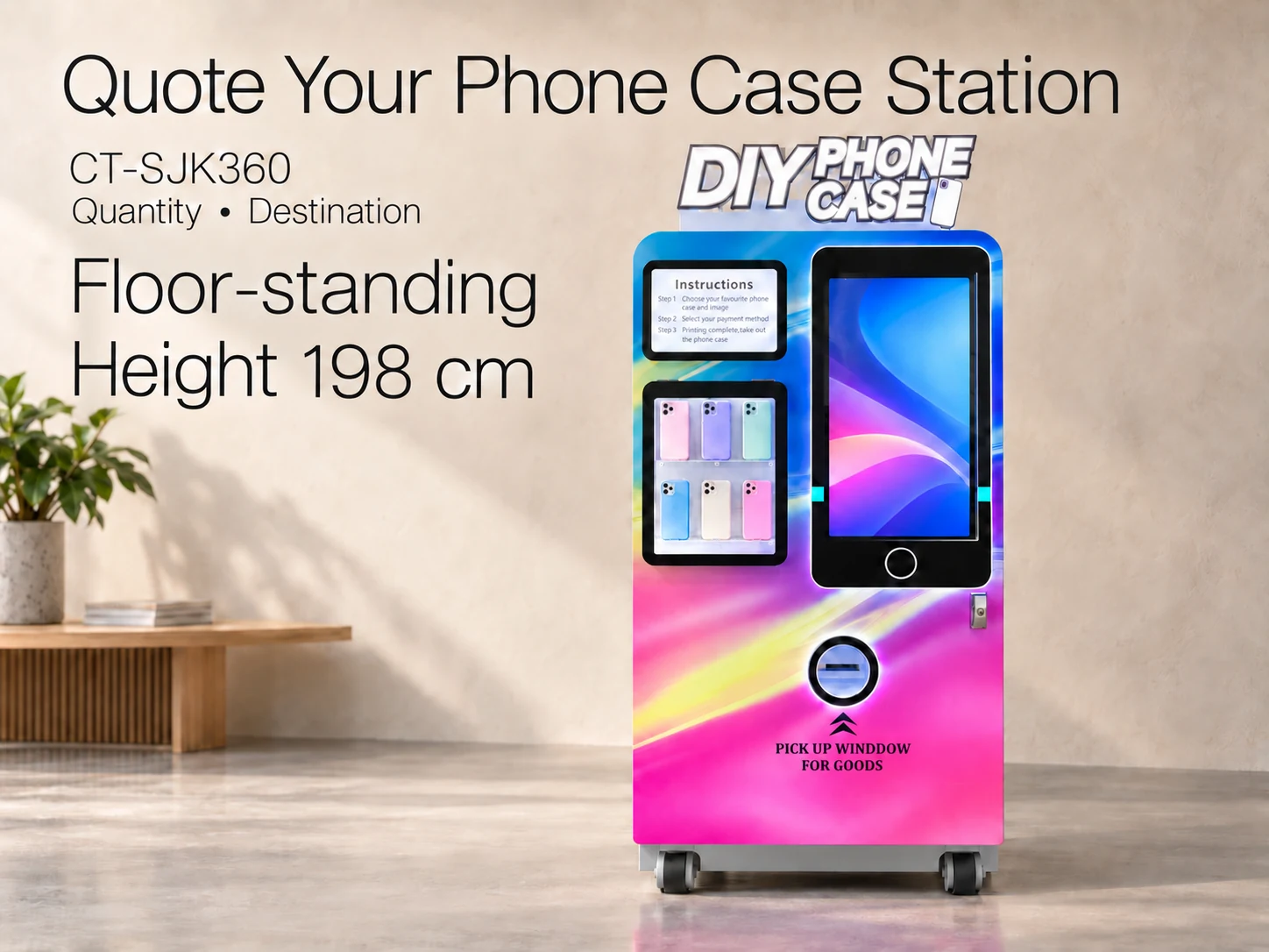 CT-SJK360 quote: Quote Your Phone Case Station