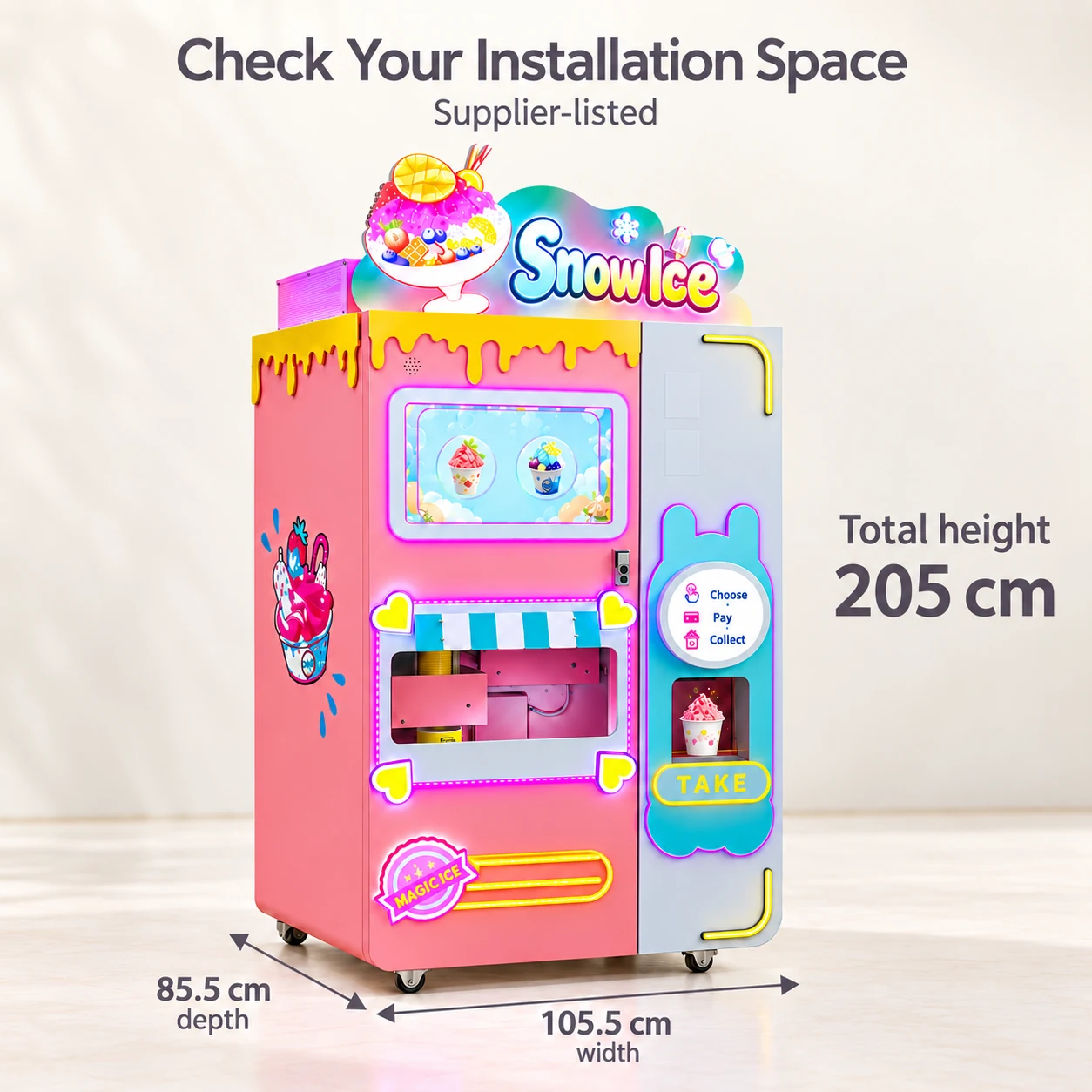 CT-BS310 dimensions: Check Your Installation Space