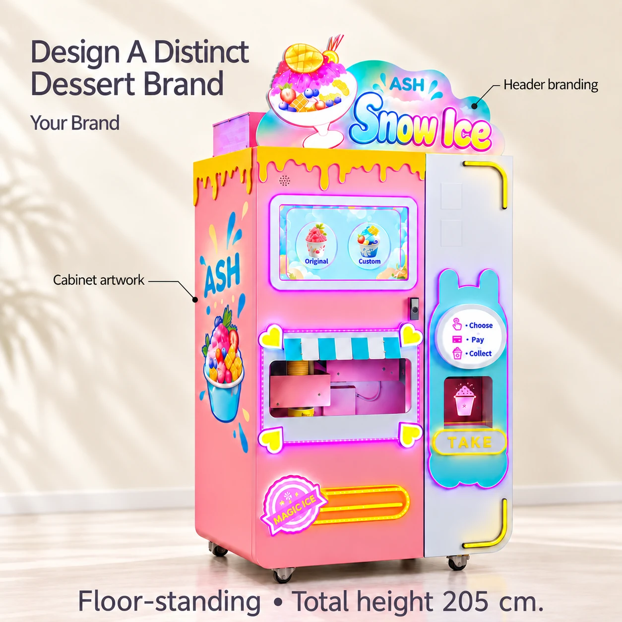 CT-BS310 customization: Design A Distinct Dessert Brand