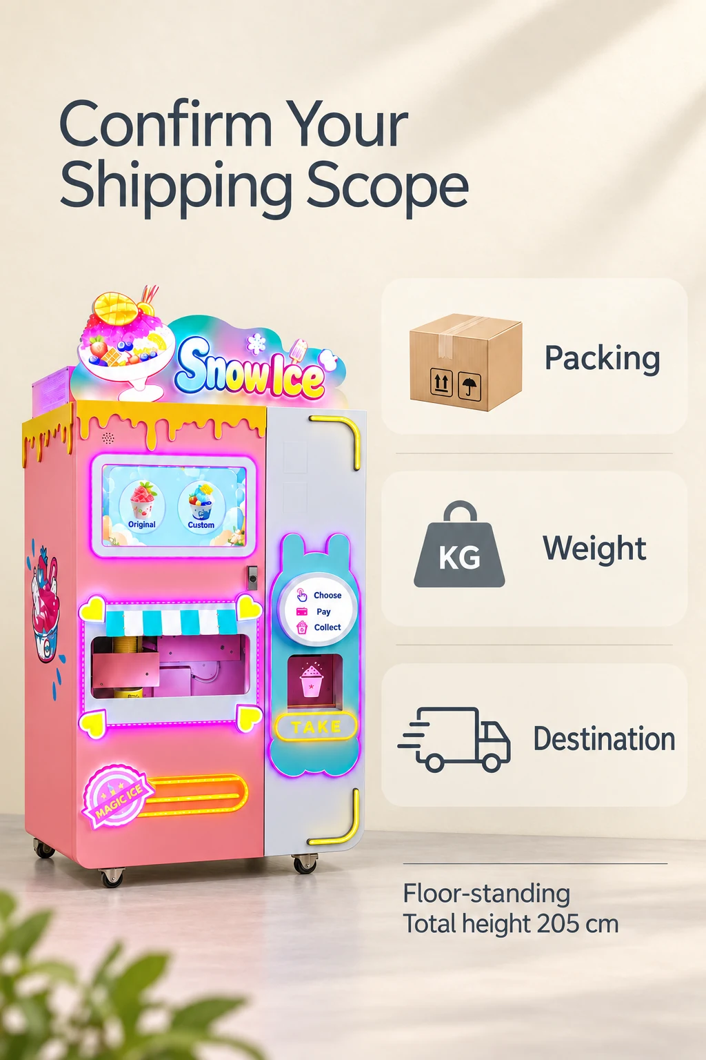 CT-BS310 delivery: Confirm Your Shipping Scope