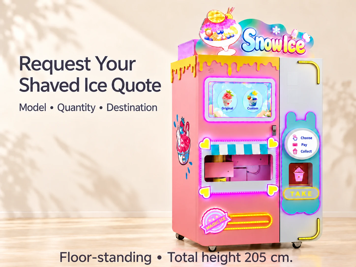 CT-BS310 quote: Request Your Shaved Ice Quote