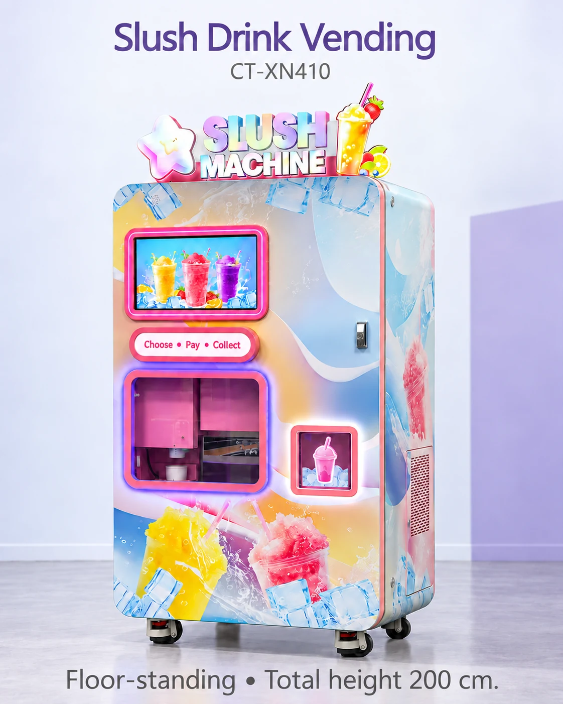 Automatic Slush Drink Vending Machine
