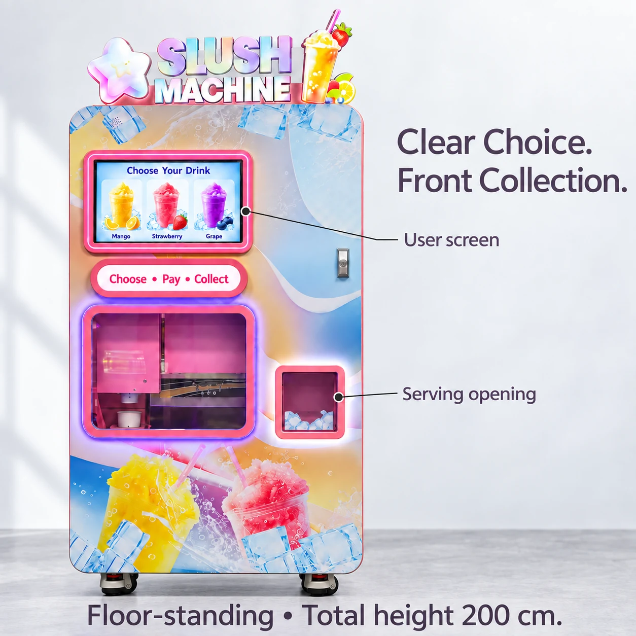 CT-XN410 controls: Clear Choice. Front Collection.