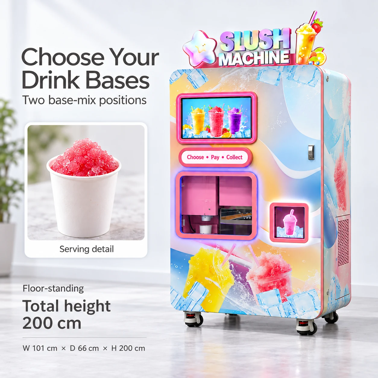 CT-XN410 prize-or-output: Choose Your Drink Bases