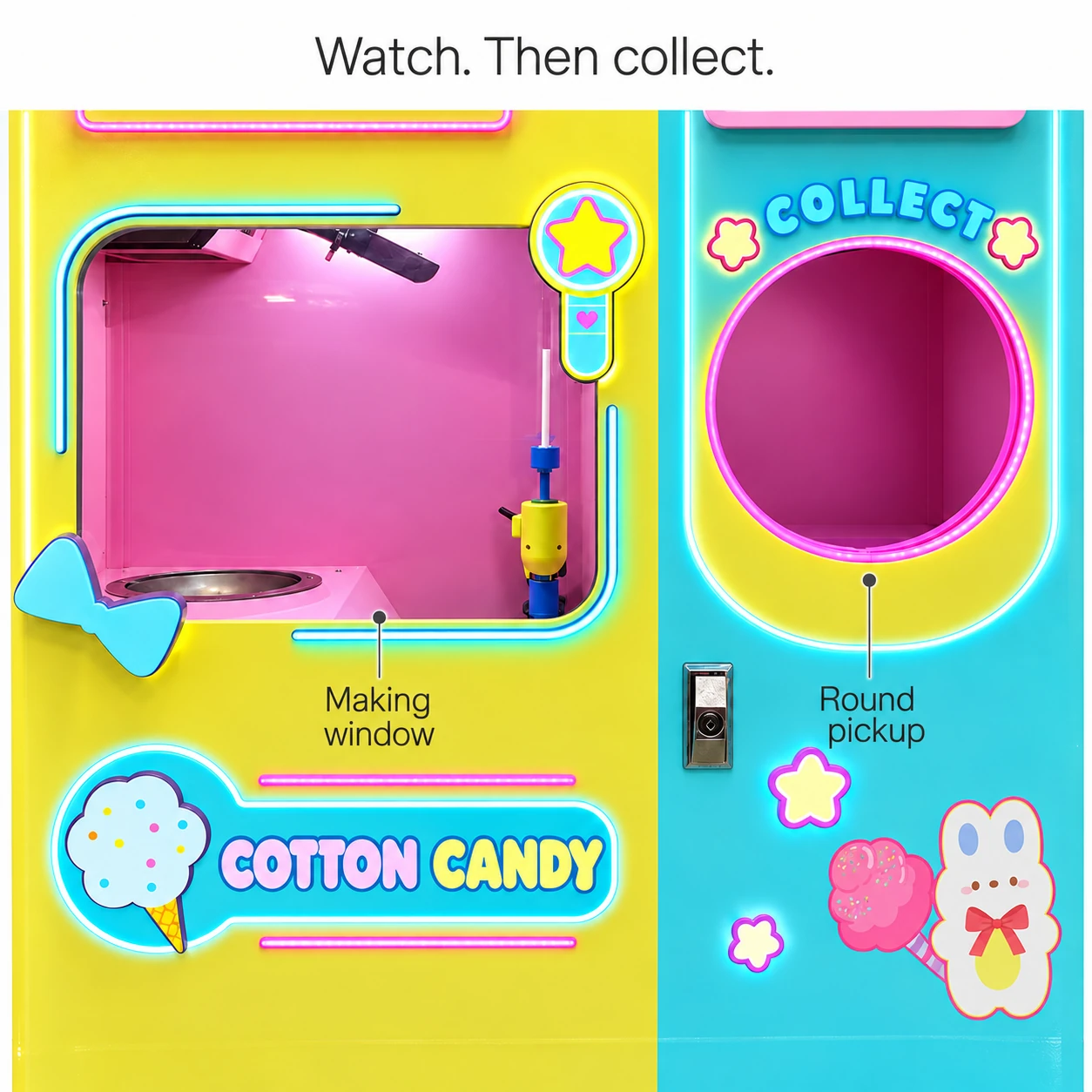CT606 Colorful Cotton Candy: watch. then collect.