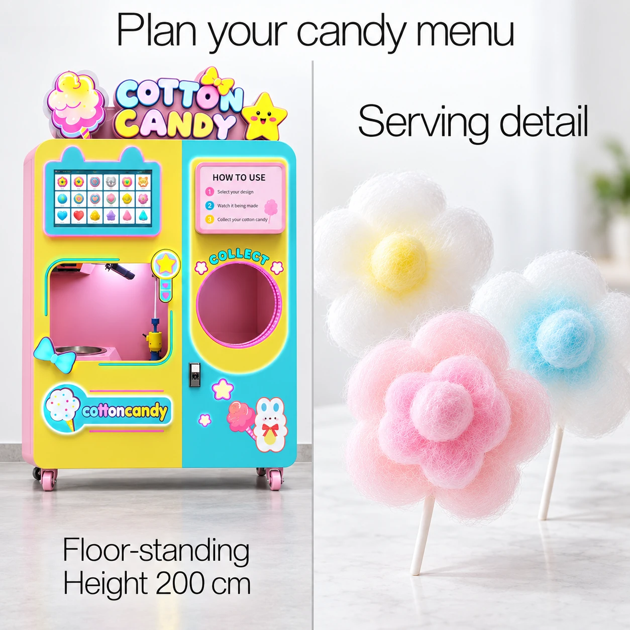 CT606 Colorful Cotton Candy: plan your candy menu