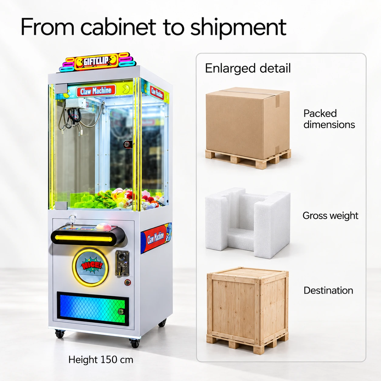 Compact Single Claw — delivery