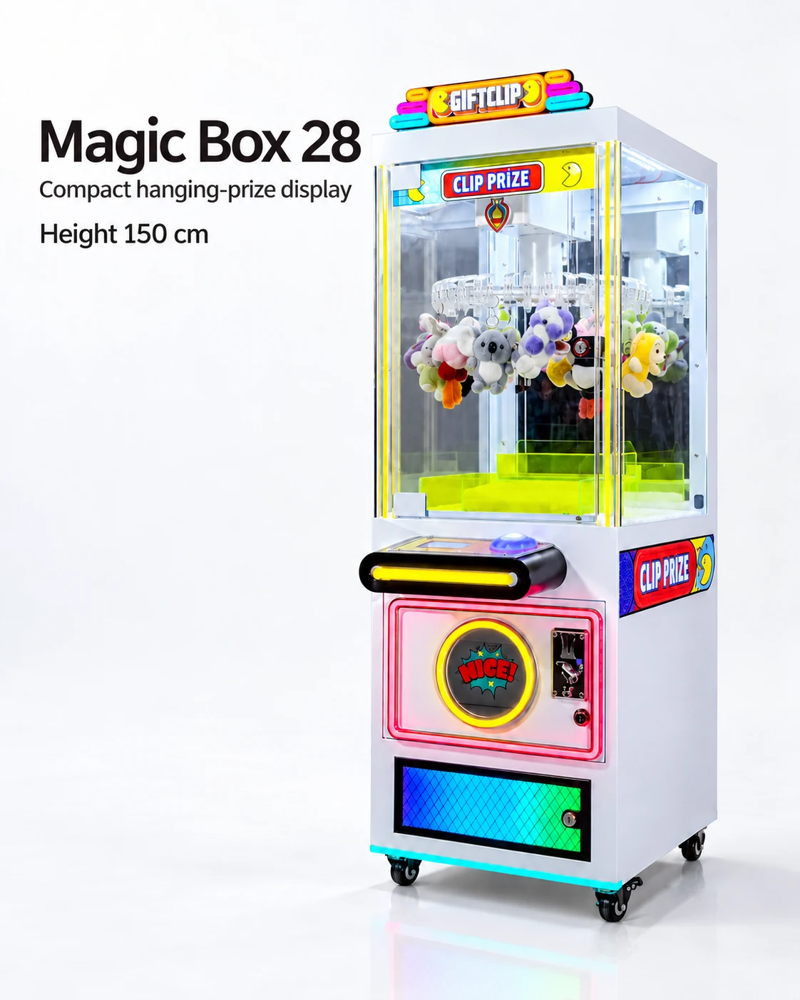 Magic Box Clip Prize Machine — 28 Clips
