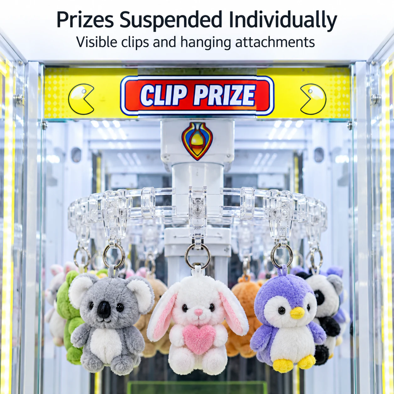 Magic Box 28: Prizes Suspended Individually.