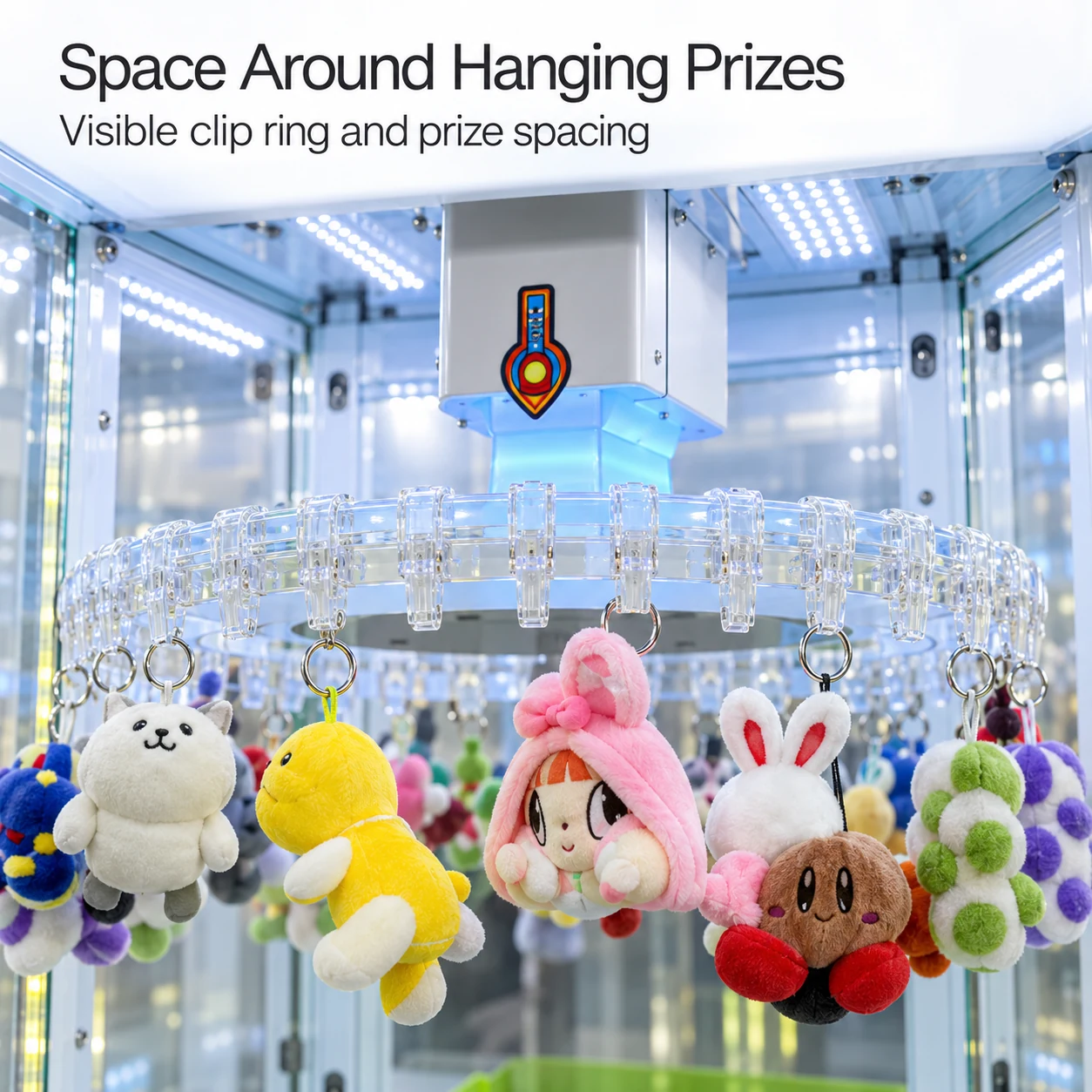 Magic Box 40: Space Around Hanging Prizes.
