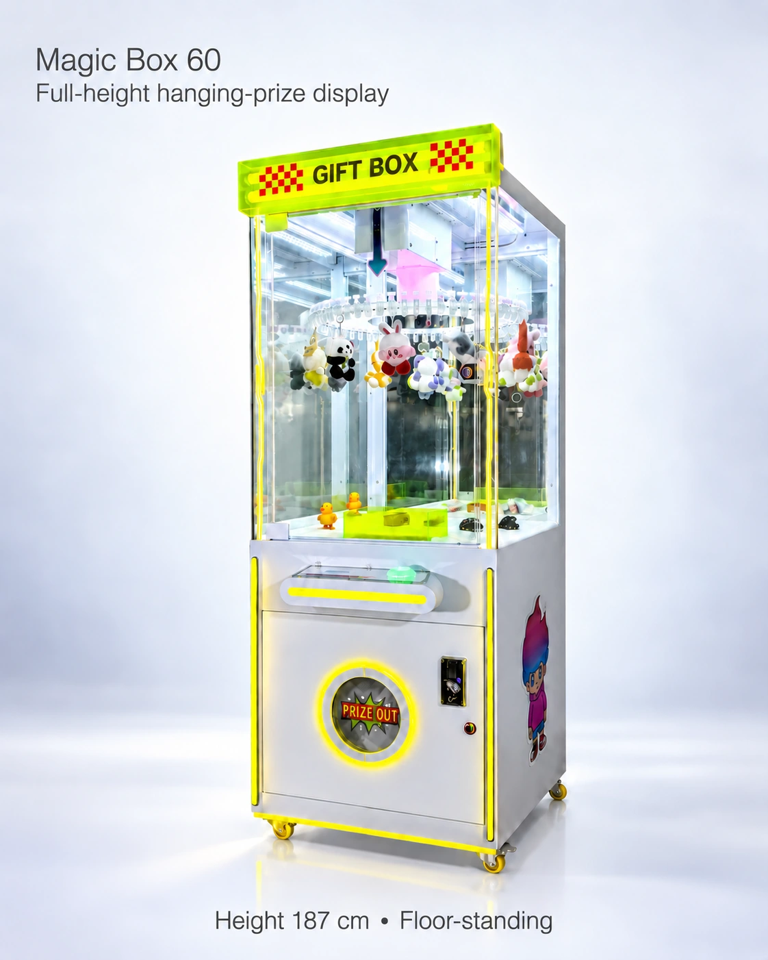 Magic Box Clip Prize Machine — 60 Clips