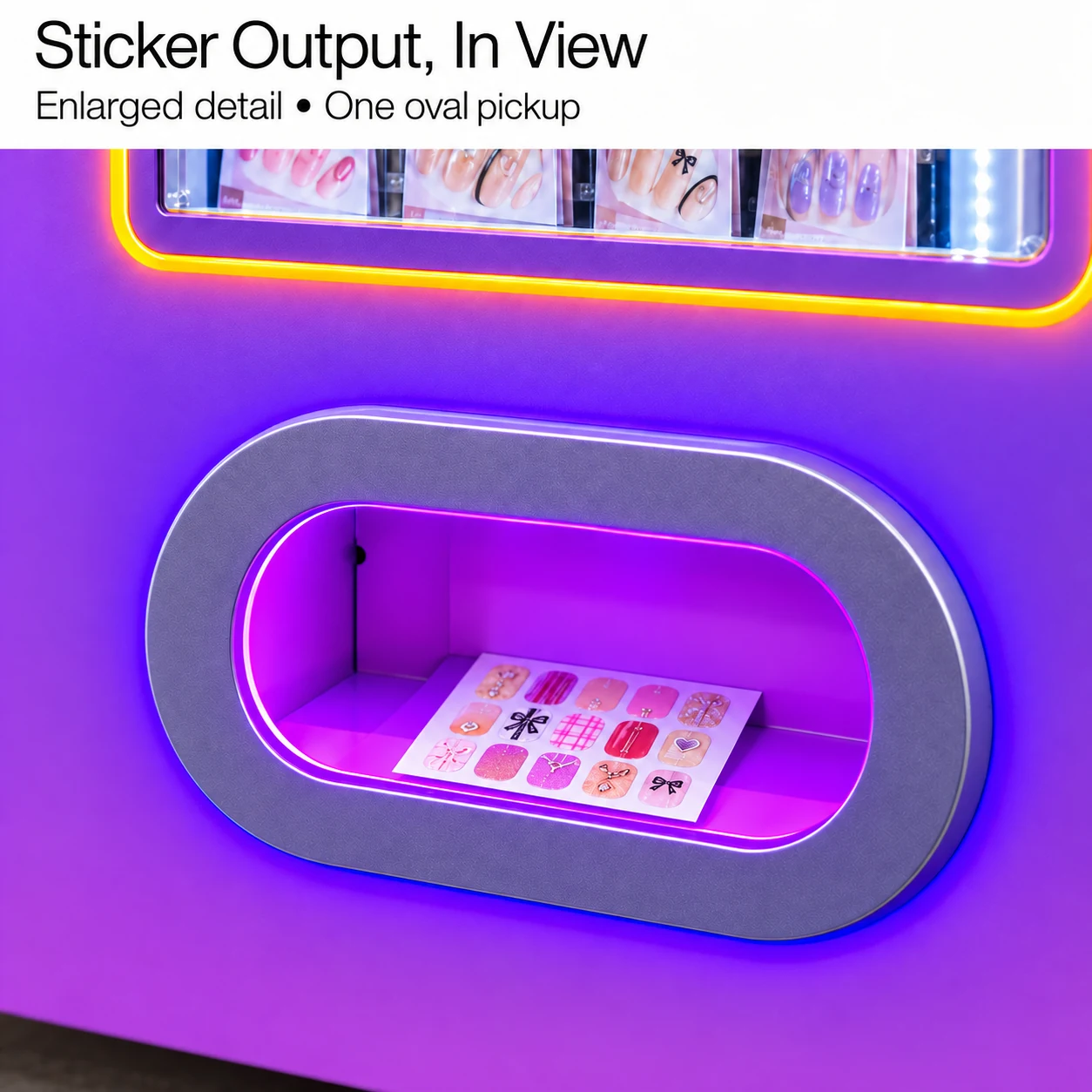 CT-MJ330 mechanism: Sticker Output, In View