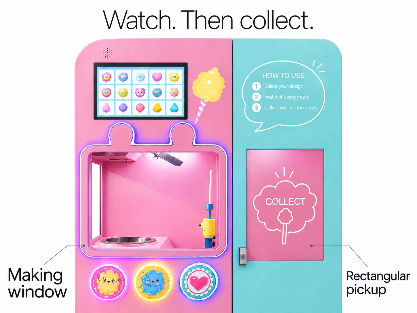 CT503 Pastel Cotton Candy: watch. then collect.