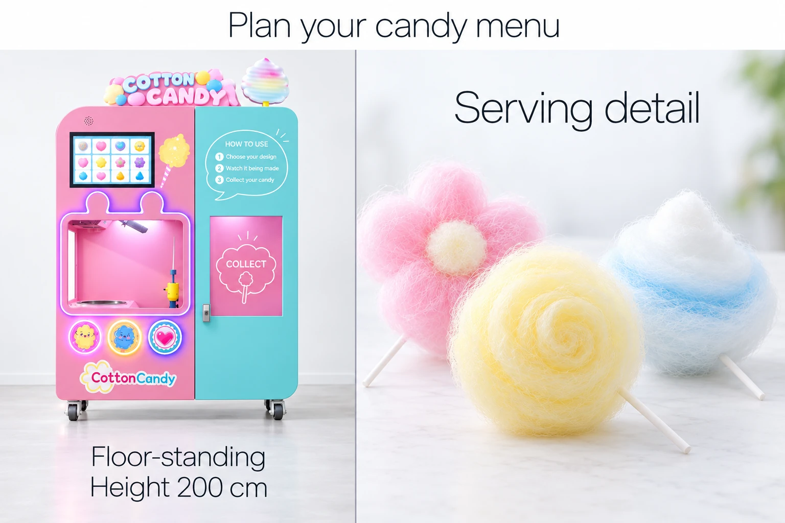 CT503 Pastel Cotton Candy: plan your candy menu