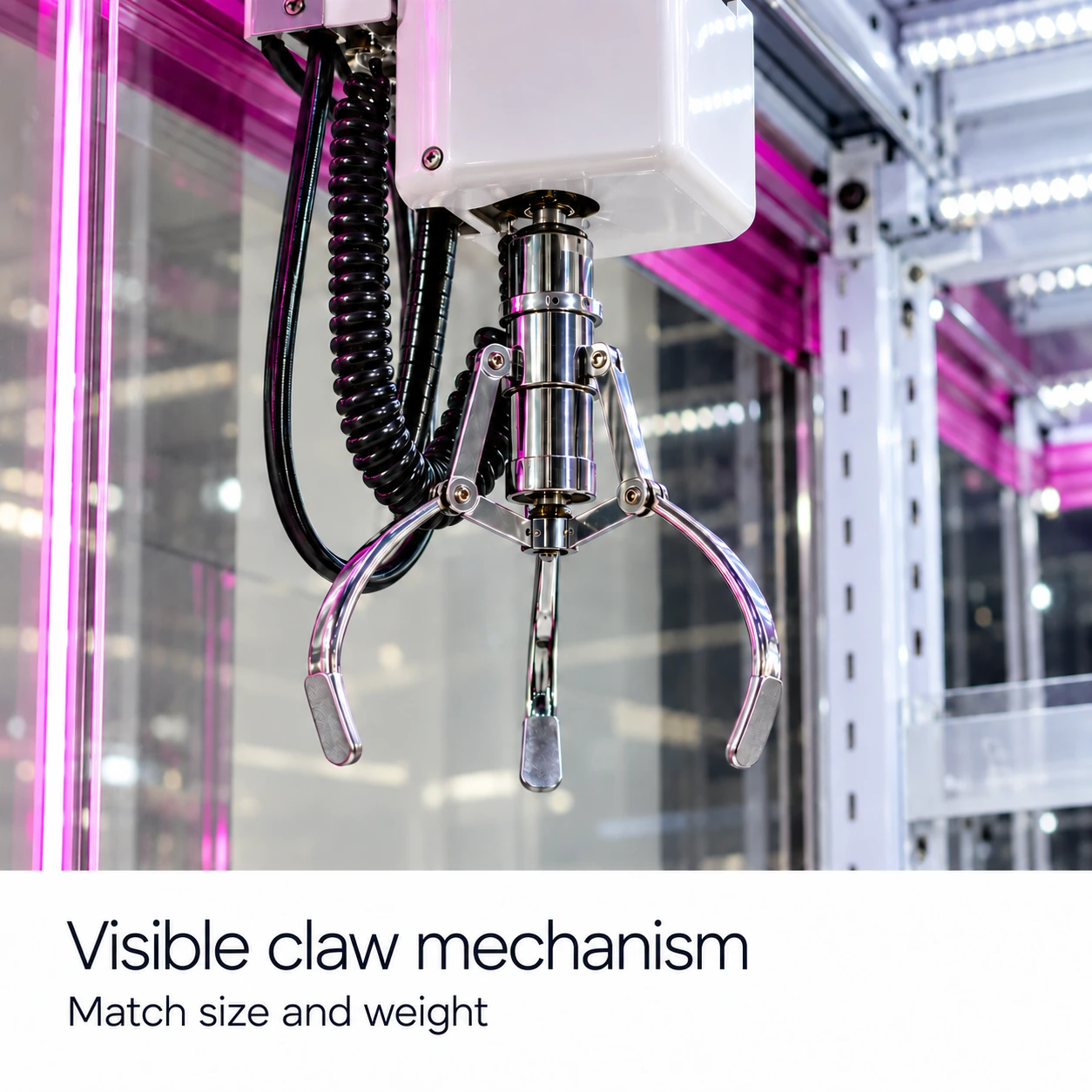Pink Full-Height Claw — mechanism