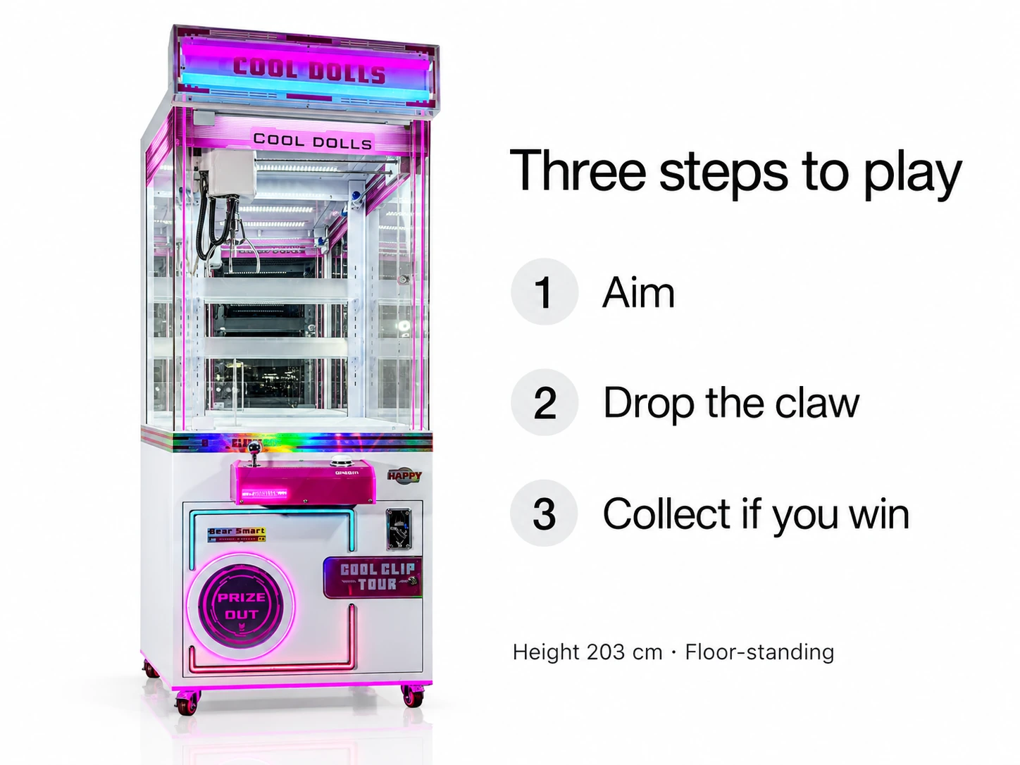 Pink Full-Height Claw — workflow