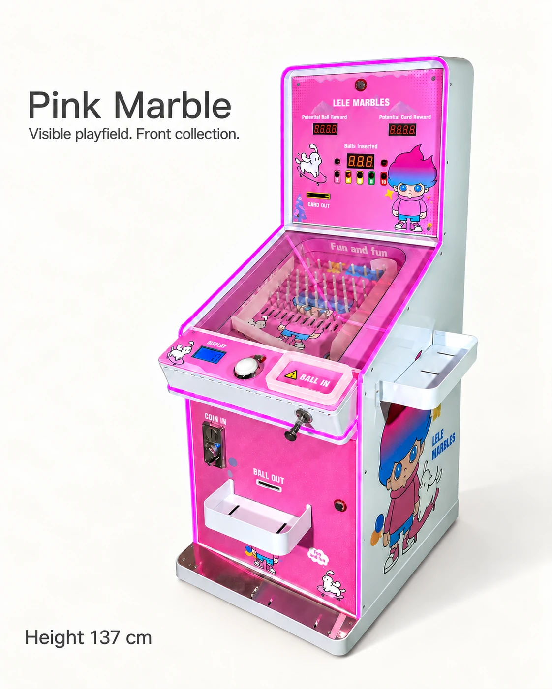 Pink Marble Skill Game