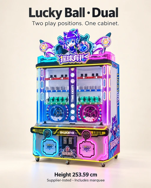 Lucky Ball Dual-Station Prize Machine