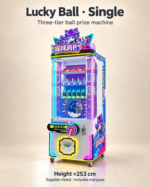 Lucky Ball 3-Tier Prize Machine