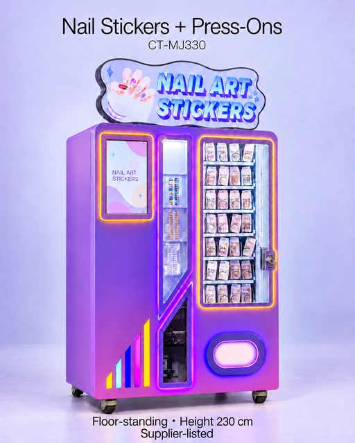 Nail Art Sticker Printing & Press-On Nail Vending Machine